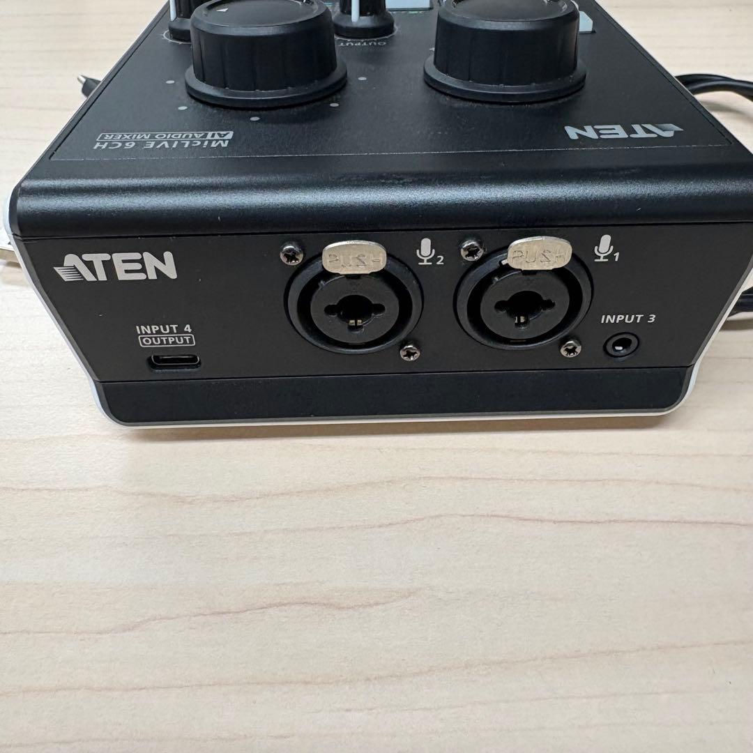 ATEN UC8000 ポッドキャスト用AIオーディオミキサー MicLIVE