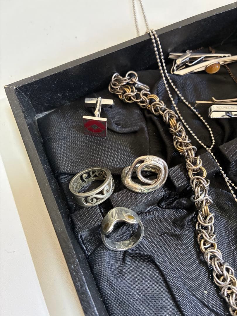 遺品整理　アクセサリー　シルバー silver 指輪　ネックレス　ダイヤ　まとめ