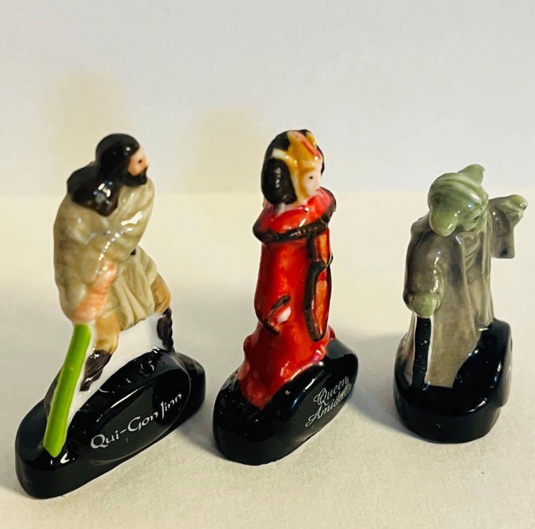 655)値下げ！レア！スターウォーズSTARWARS陶器 フェーブ6個セット