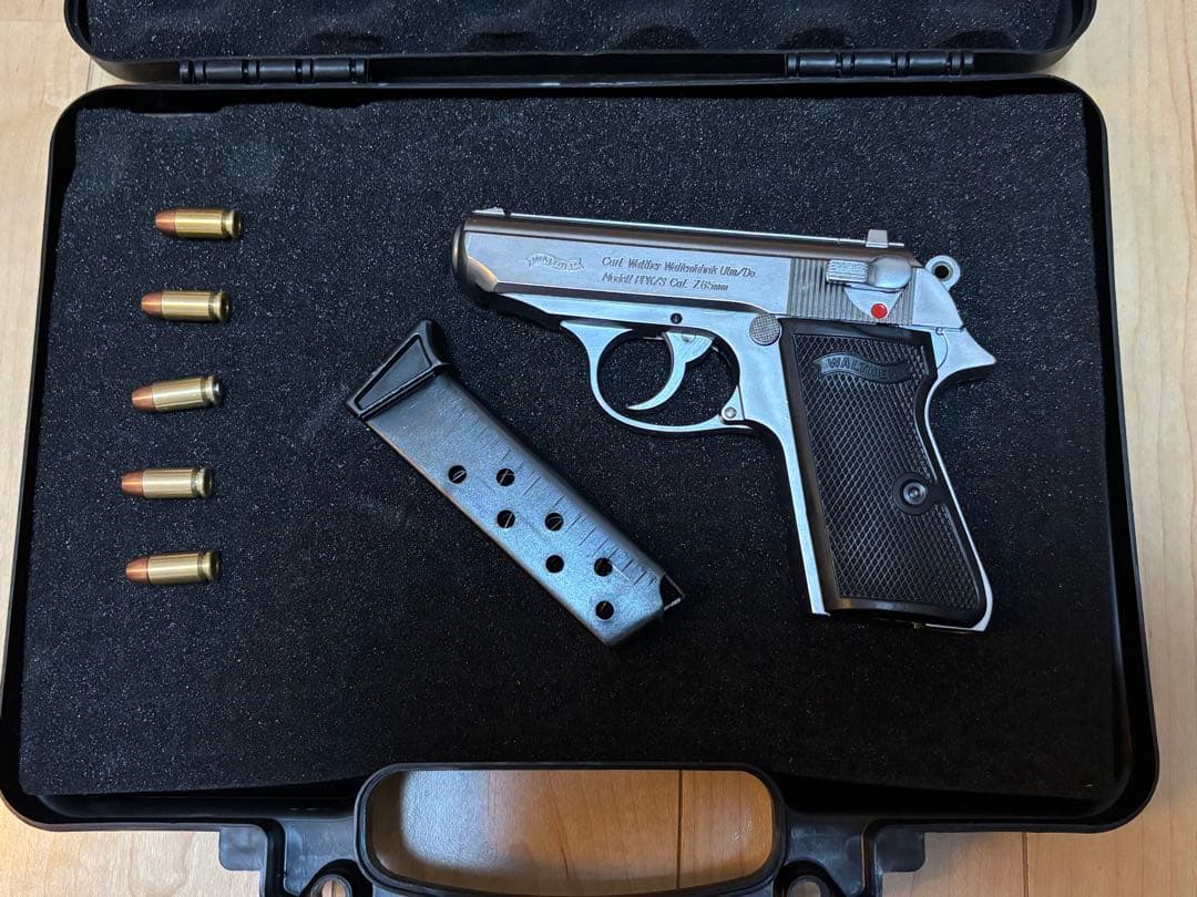 マルシン　ワルサーppk/s ABS　シルバー　未発火　組み立て済み品