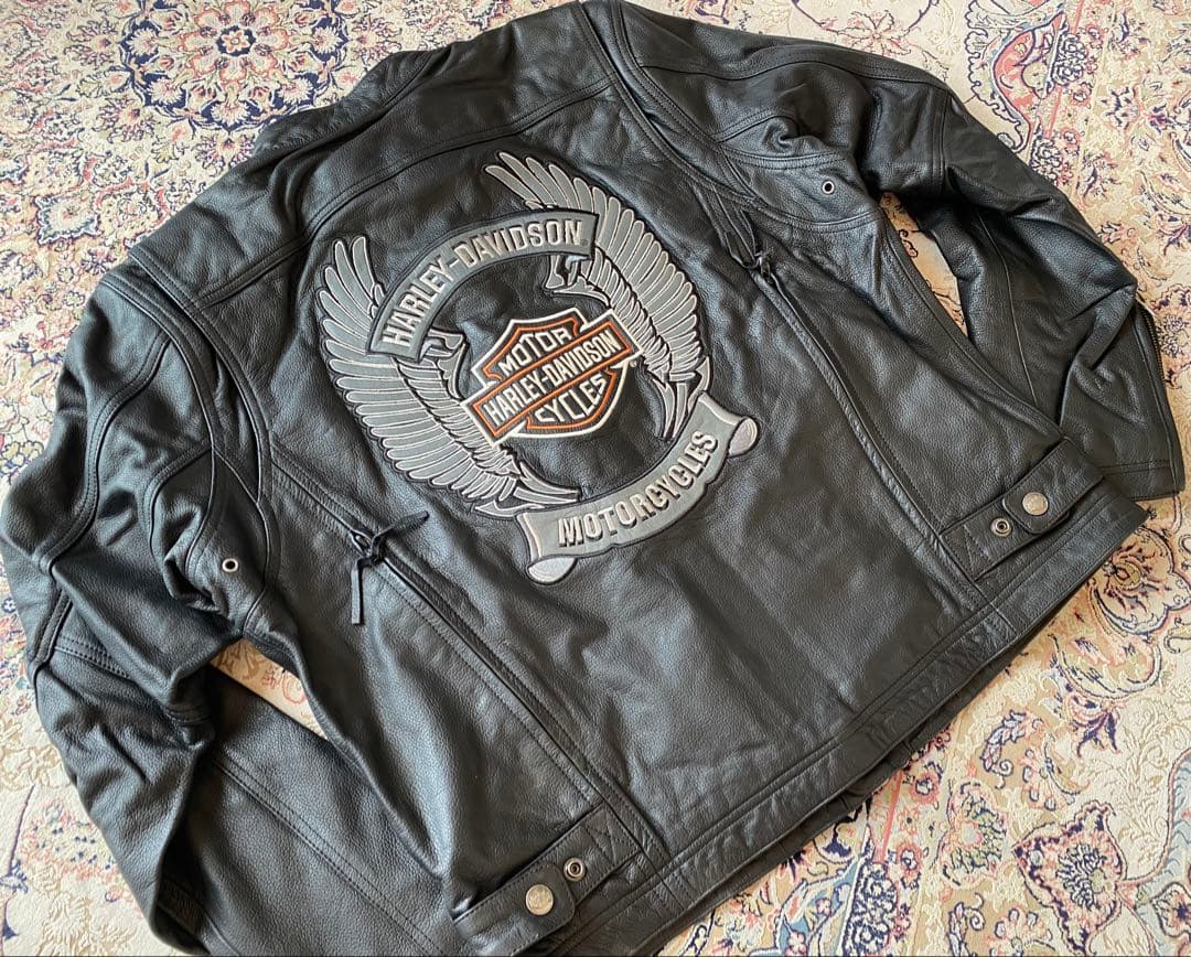 新品未使用HARLEY-DAVIDSONレザージャケット 現品限り新年お年玉特価