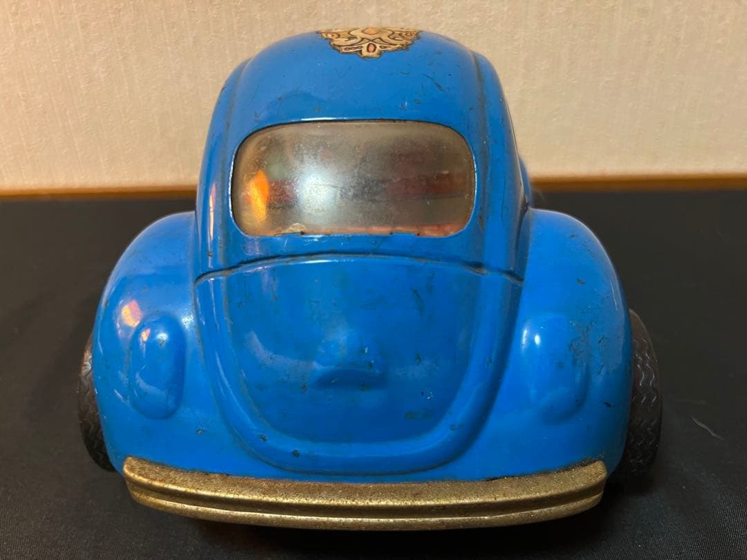日本製/当時物/レトロ/アサヒ玩具/asahi toy/VW/車/ブリキ/青