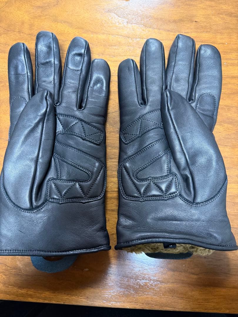 Schott レザー手袋 黒 ワンスター　ショット　ブラックレザー