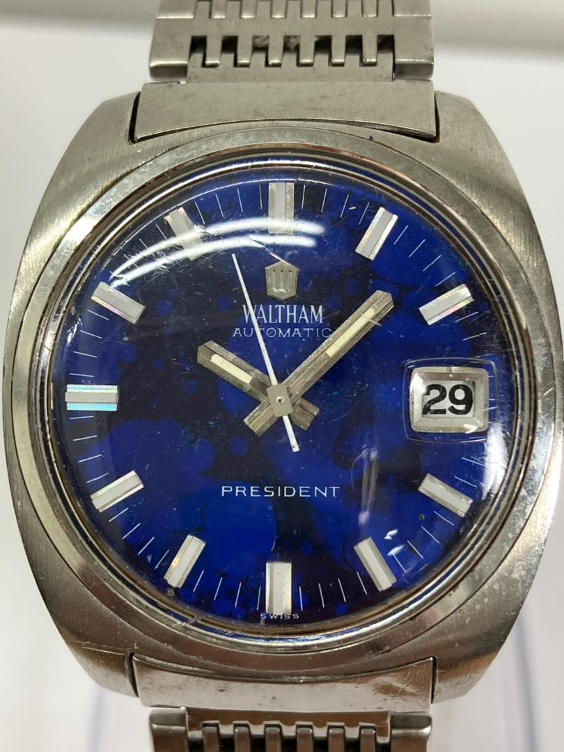 WALTHAM　ウォルサム　自動巻き　プレジデント　デイト　不動　ジャンク