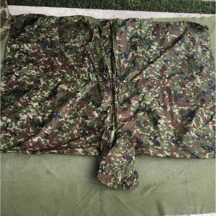 迷彩ポンチョ リバーシブル