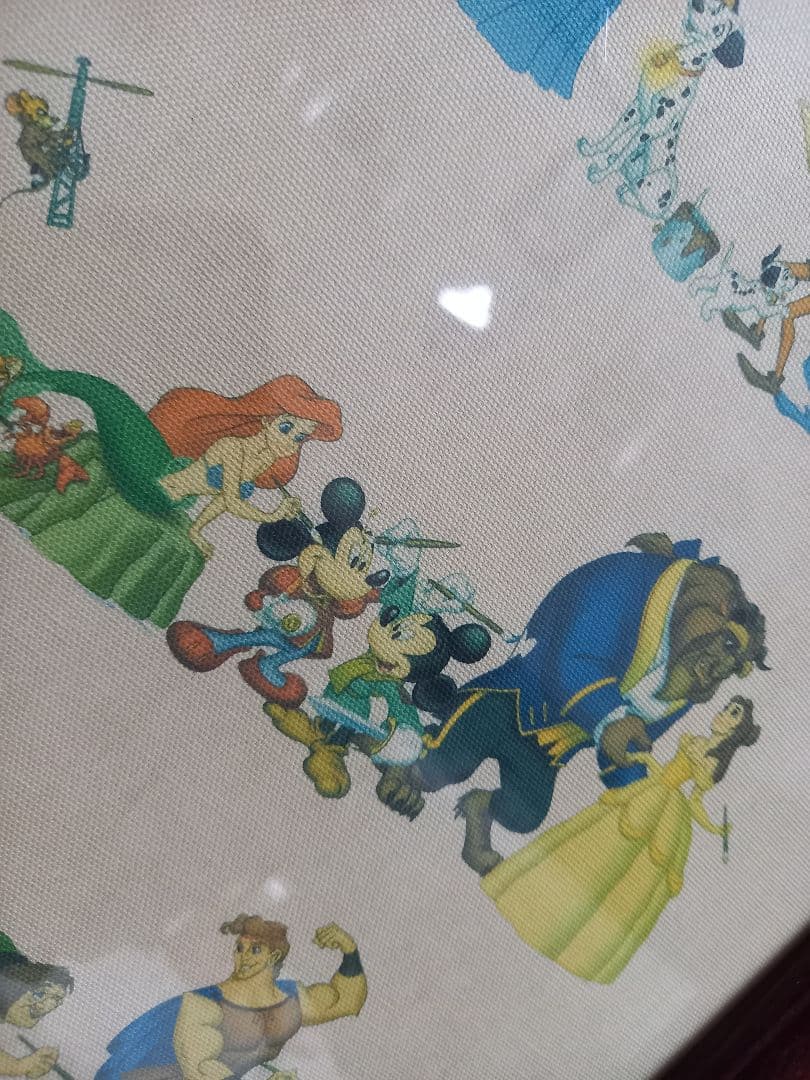 ディズニー 生誕　100周年　記念 1500枚限定　キャンバス　ポスター