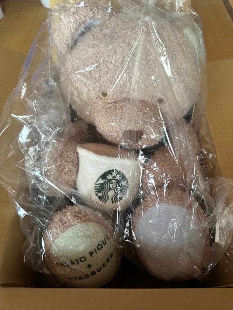 スターバックス ジェラートピケ　ジェラートベアティッシュケース　ぬいぐるみ