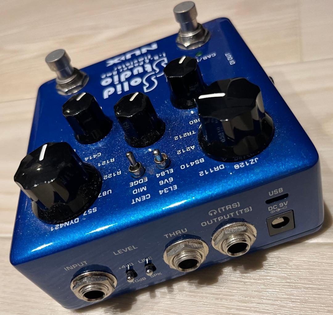 NUX Solid Studio パワーアンプ、キャビネットシミュレーター