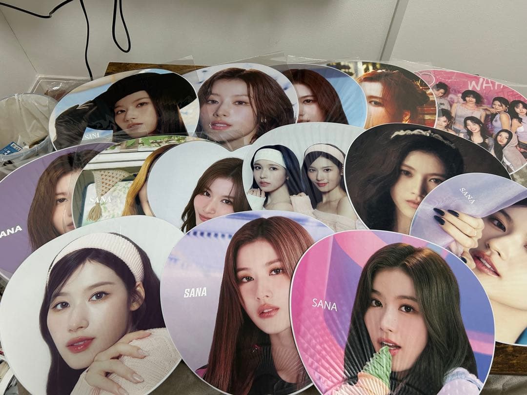 TWICE サナ うちわ