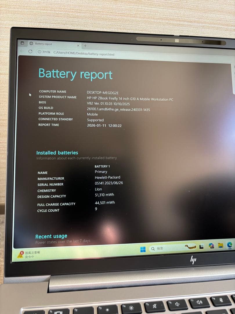 美品 「超高性能Ryzen7 7840HS」 タッチパネル HP ZBook