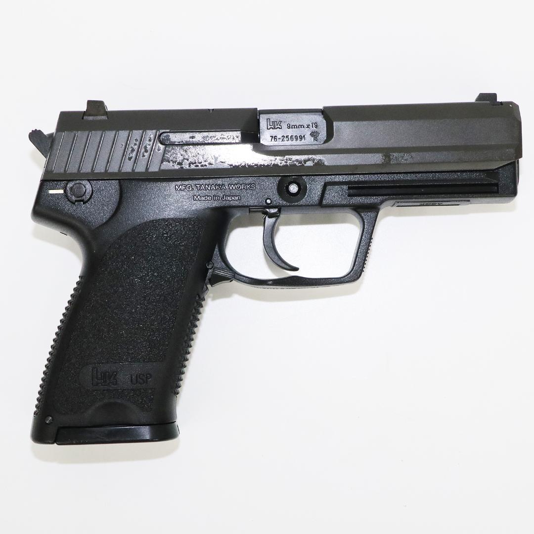 タナカワークス HK USP 9mm×19 スタンダード モデル ガスガン 箱付