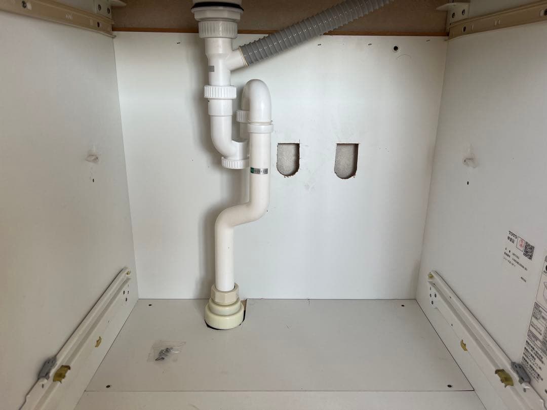 洗面化粧台② TOTO洗面化粧台、中古品、美品 3点セットより洗面化粧台のみ