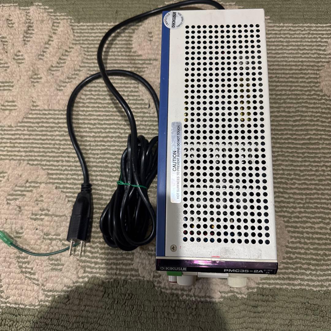 安定化電源【0〜350V, 0〜200mA】付属品追加　約3m2本線ケーブル有り