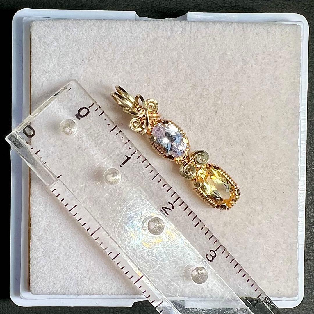 【for ☆ よとぽん ☆様】ピンクタンザナイト＆インペリアルトパーズ(ソ付)