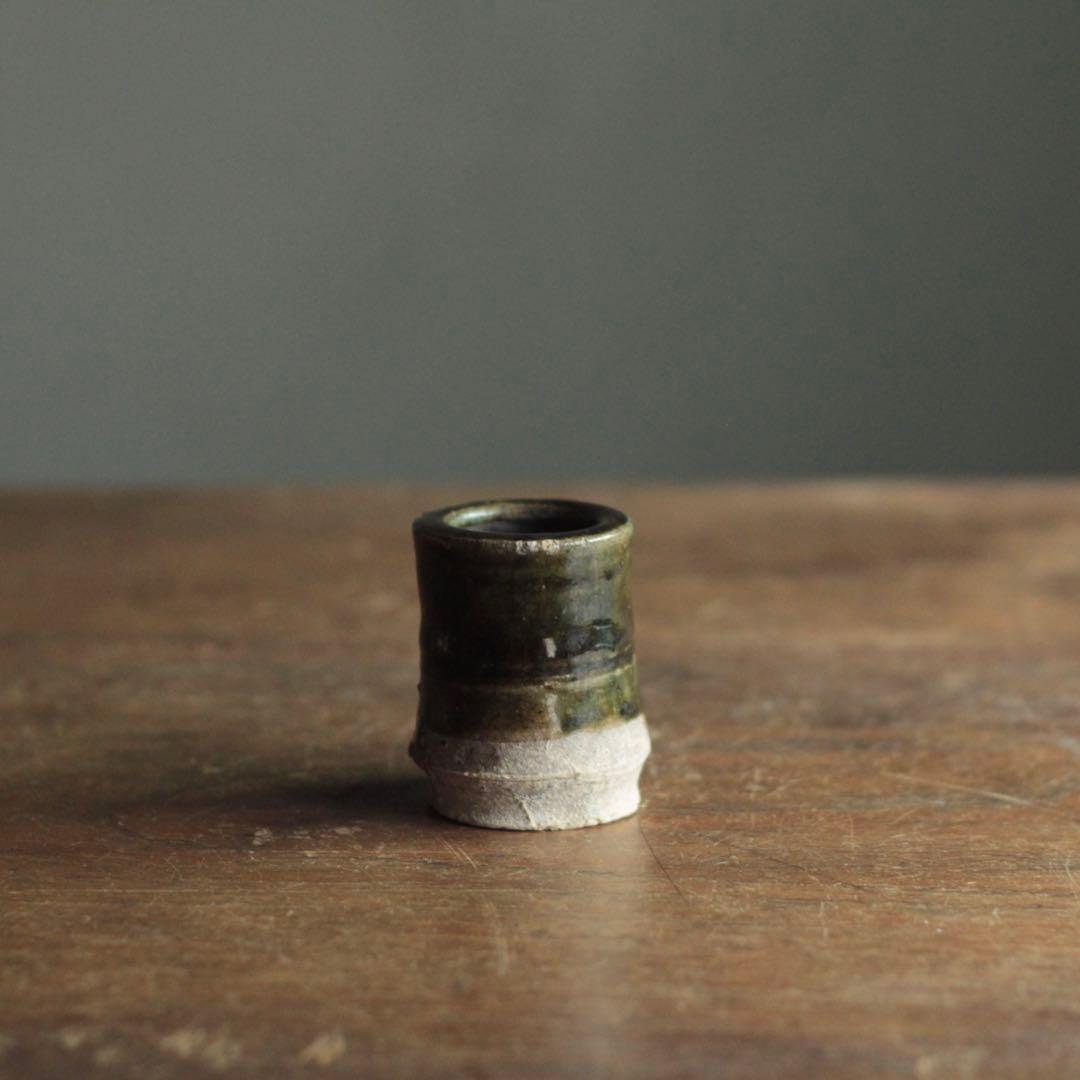 織部 筒香炉 野香炉 江戸時代 古美術 古道具 アンティーク