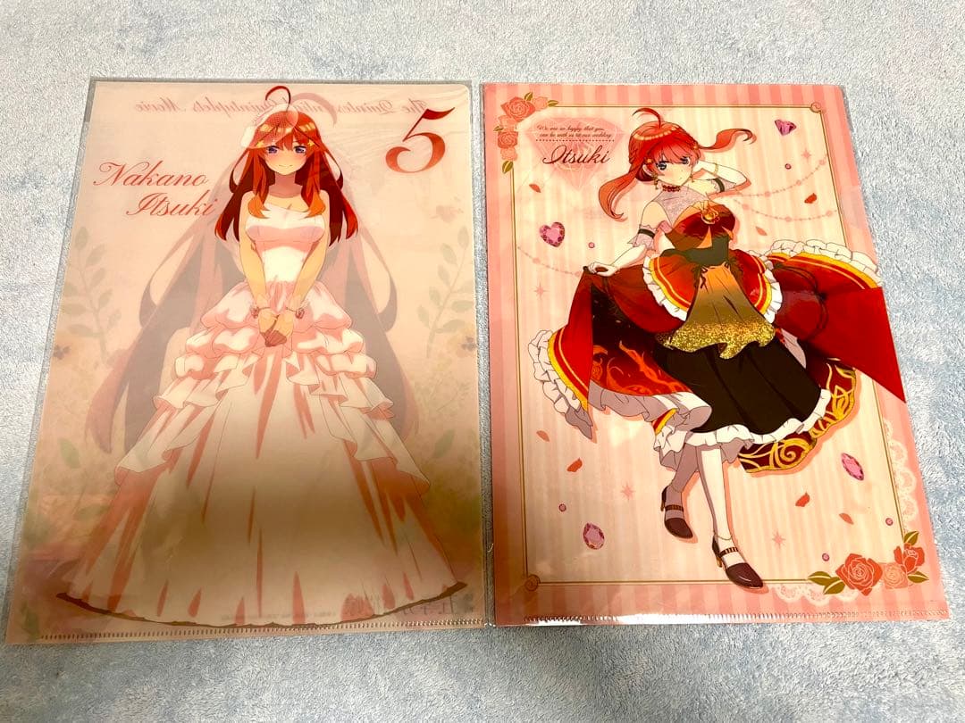 限定グッズ　五等分の花嫁　 中野五月   クリアファイル他13枚セット