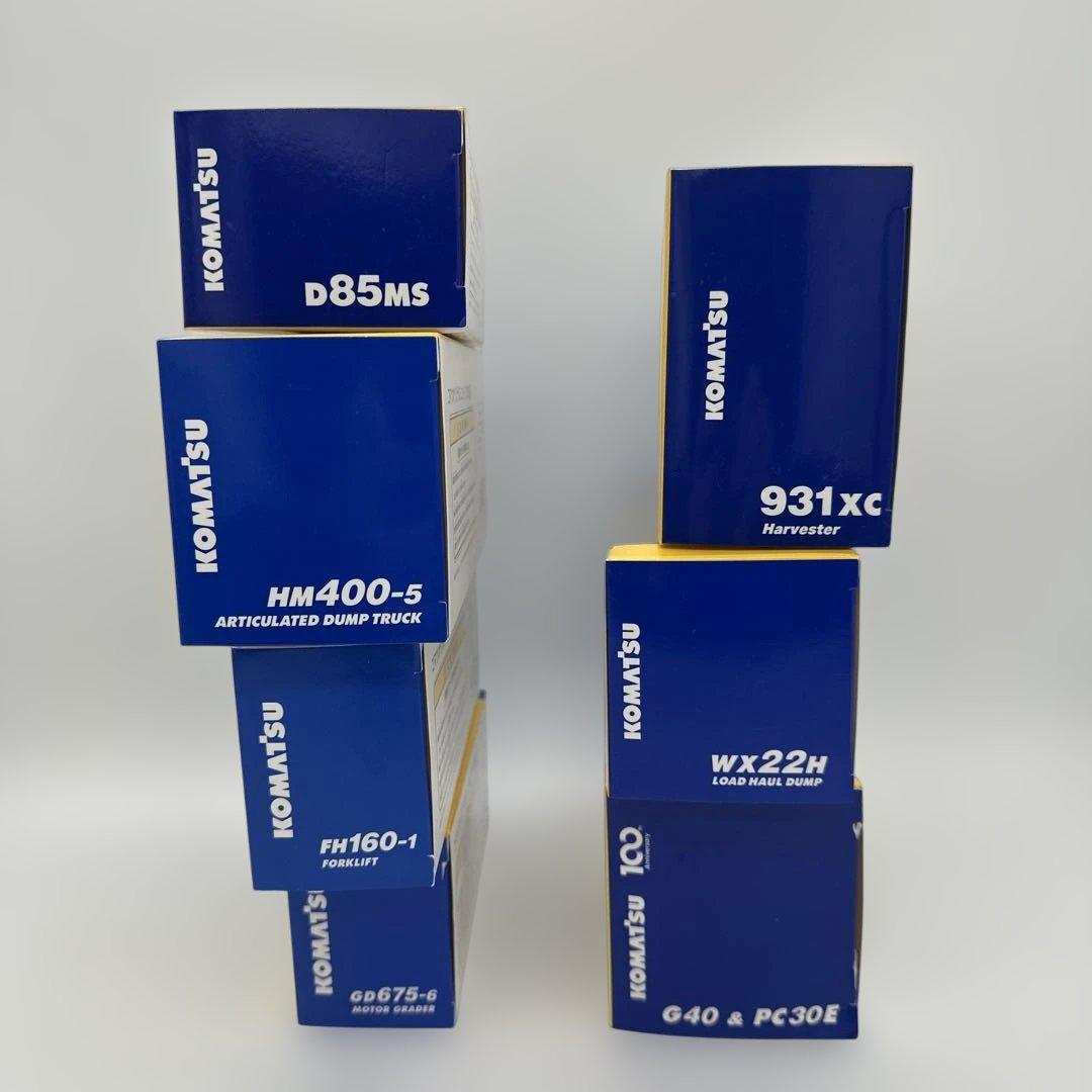 KOMATSU オリジナルミニチュア 7点