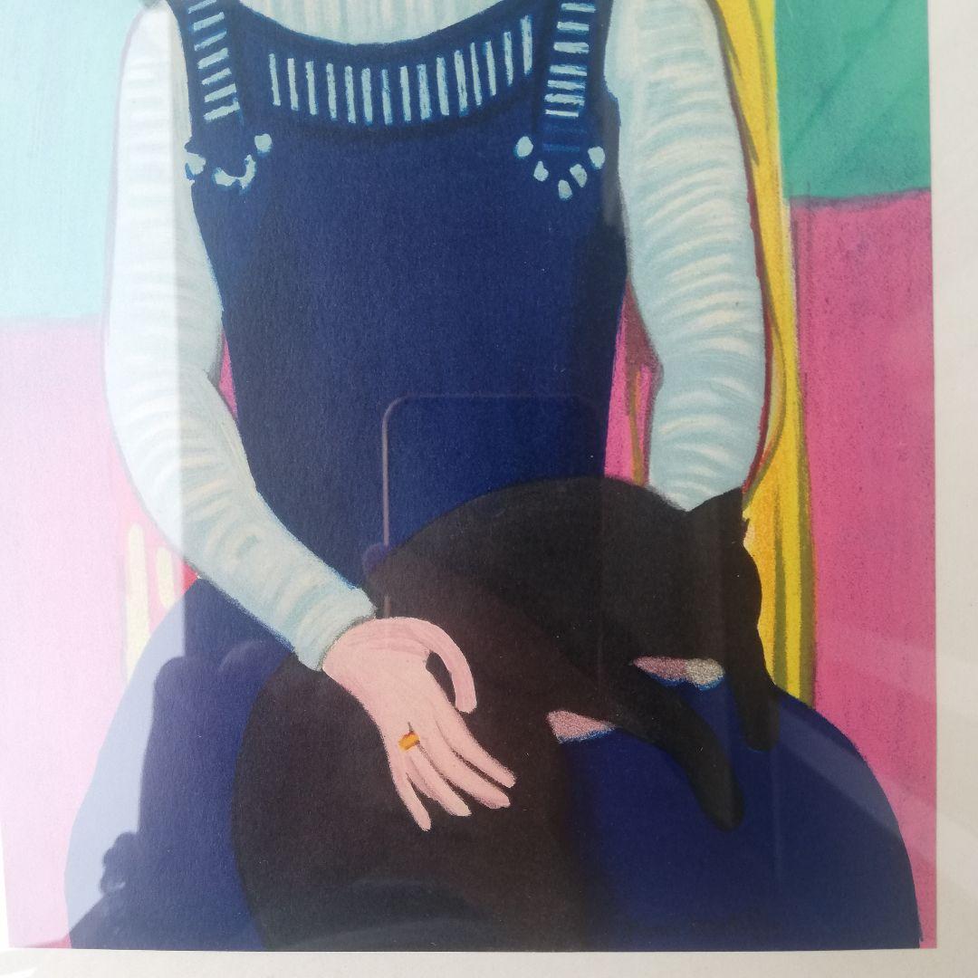 アンリ マチス★ エスタンプ リトグラフ 『マルグリットと猫』