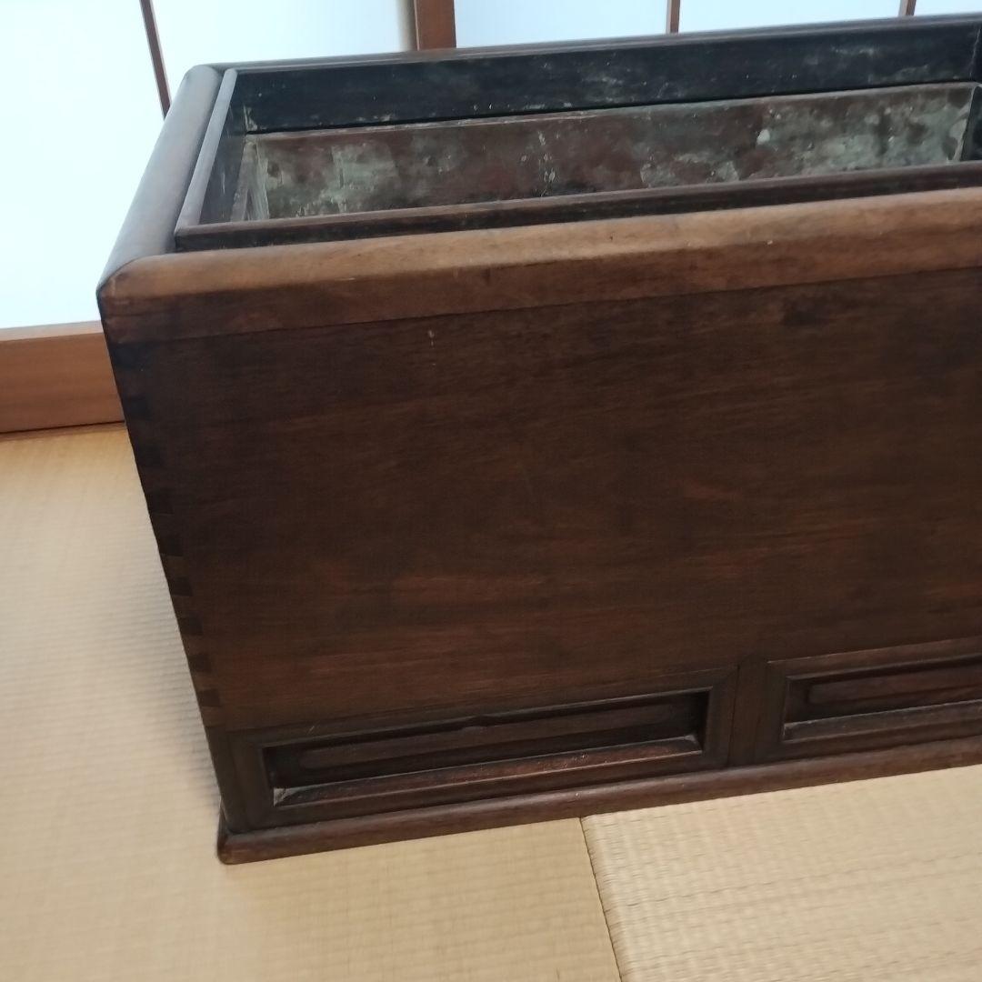 関東火鉢　レトロ　骨董品　レア　※直接取引希望　※発送たのメル便　+3400円