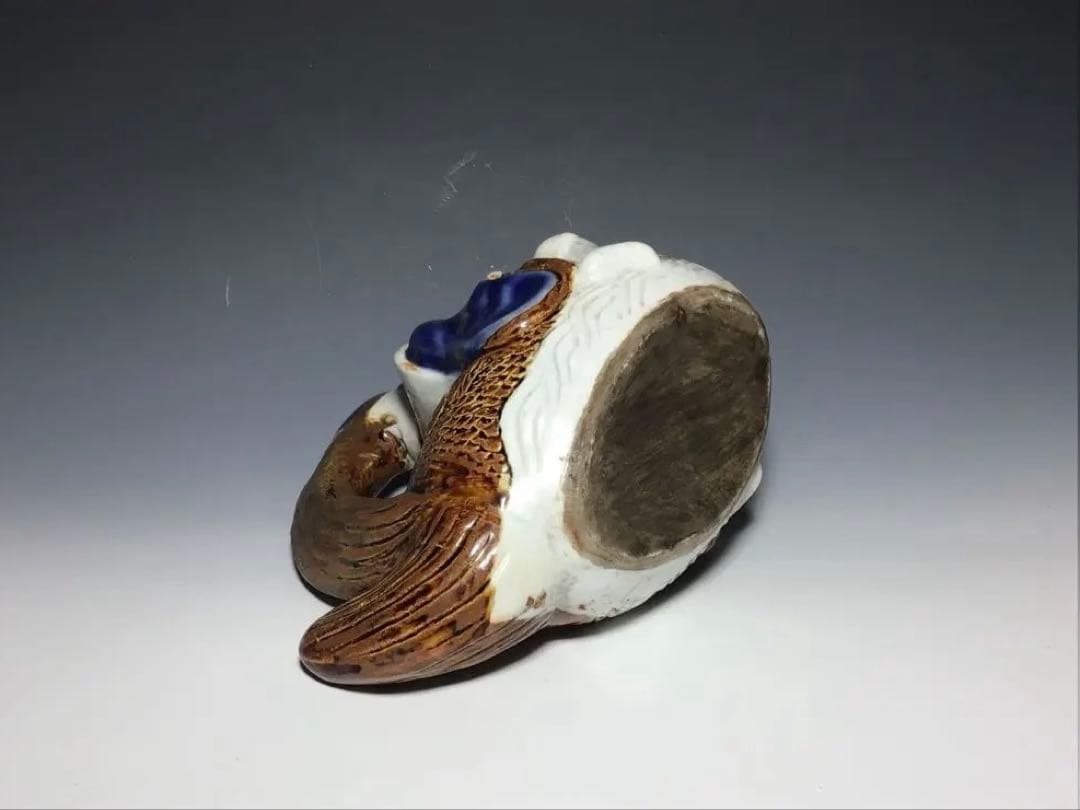 大幅値下げ❗️「古平戸」鯛乗恵比寿大黒文水注