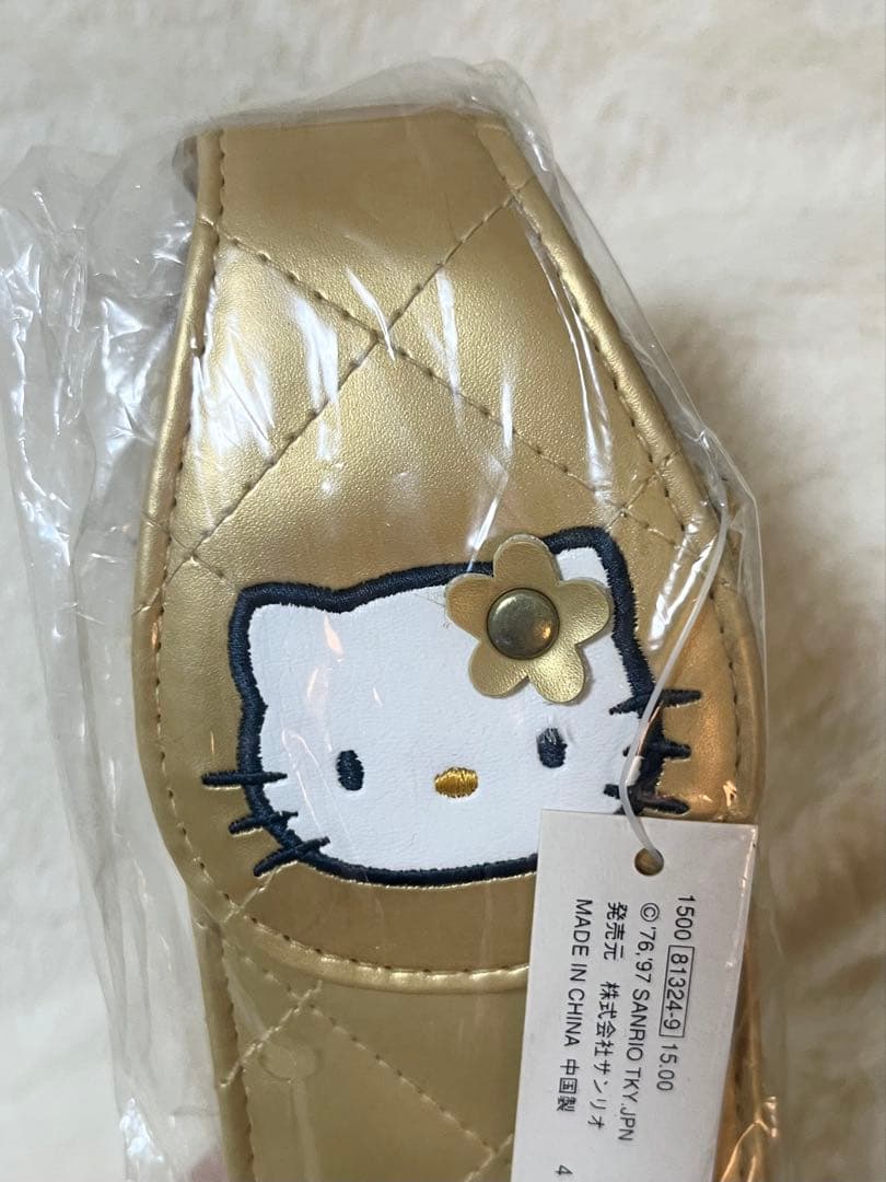 1997年 新品・未開封★超希少 ゴールド キルト キティ 当時物 ケース