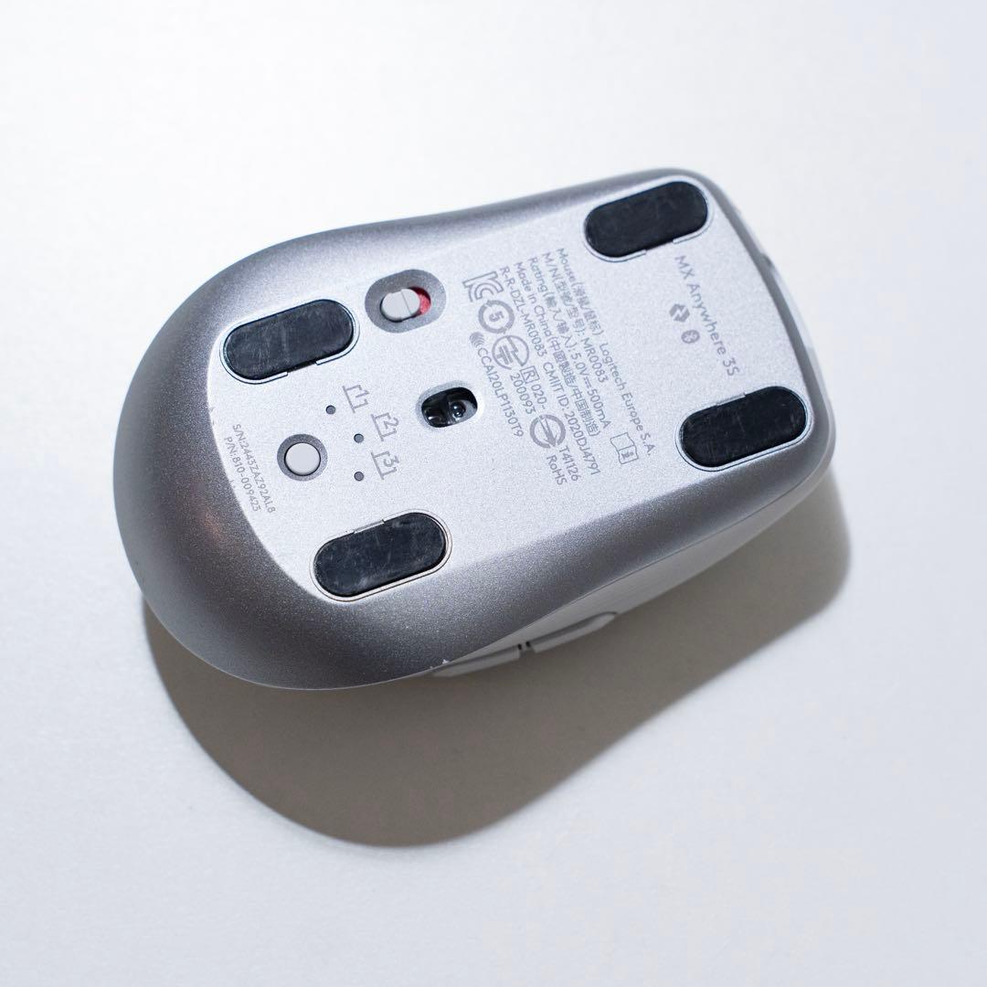 【ロジクール】MX ANYWHERE 3S MX1800PG［ペイルグレー］