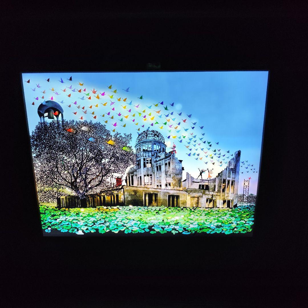 ★希少★ 藤城清治 悲しくも美しい平和への遺産 原爆ドーム ライトアップアート
