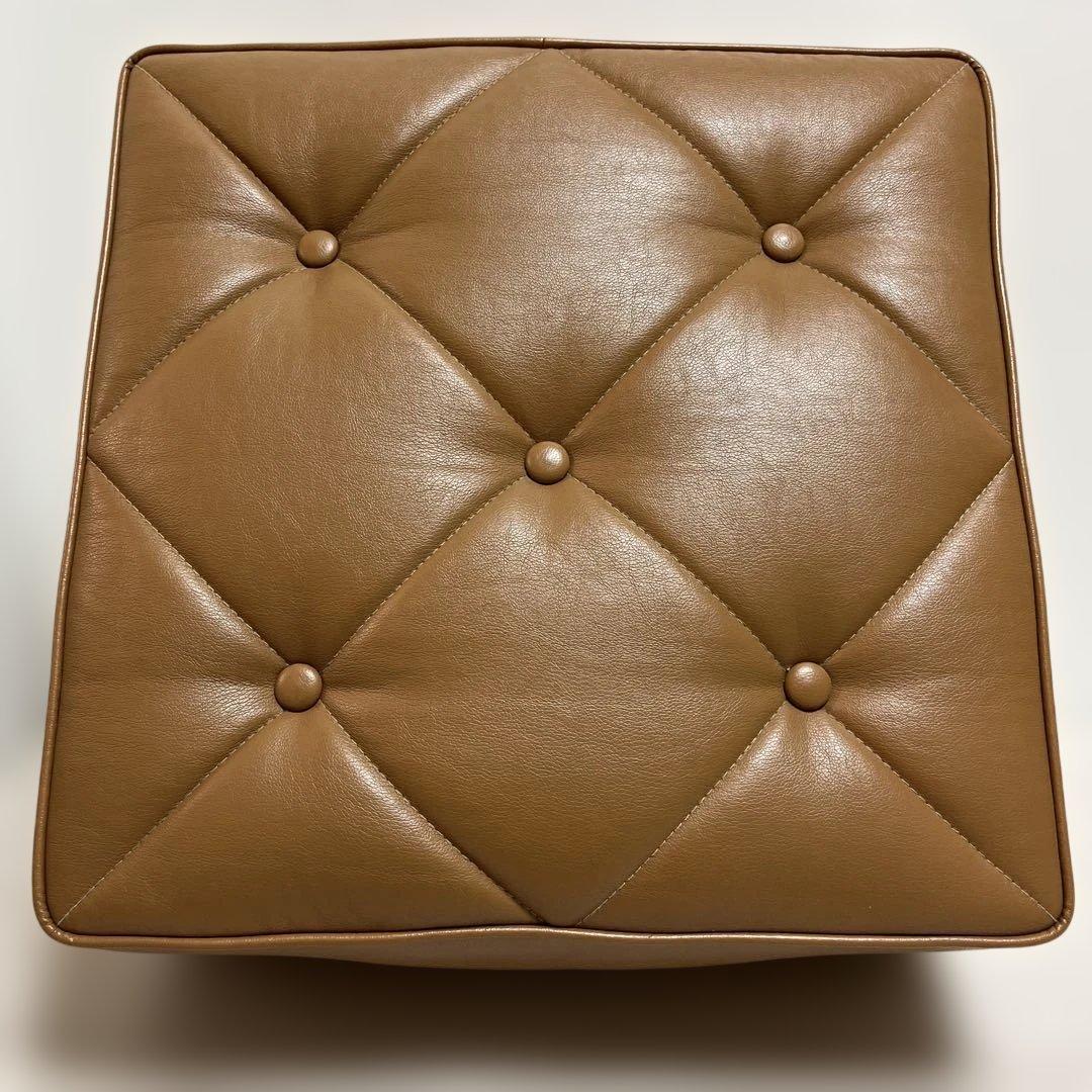 karimokuカリモク　ビンテージスツール (オットマン、ソファ)訳あり　合皮