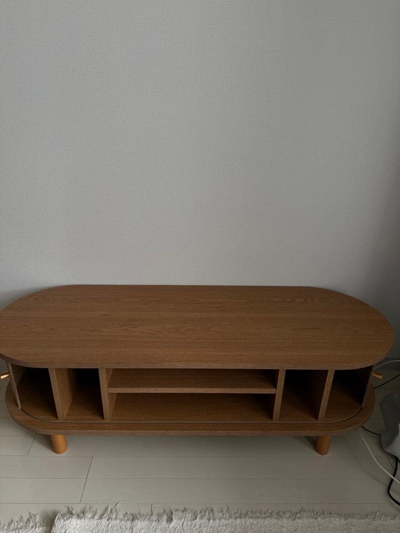 POPROOM 蛇腹ウッドテレビボード R1598 テレビ台　韓国