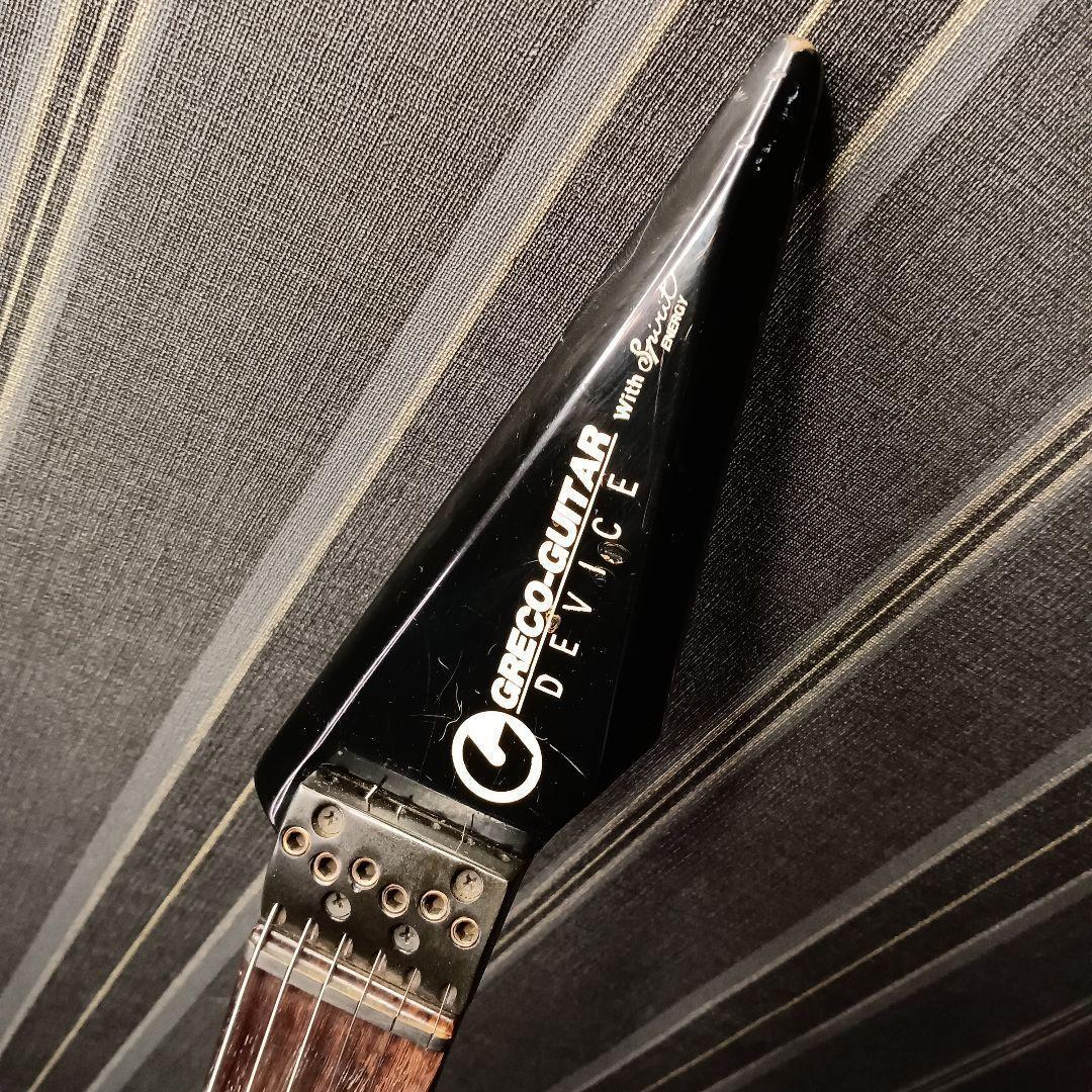 80s 廃盤 Greco DEVICE 変形エレキギター ランディ ケース付き