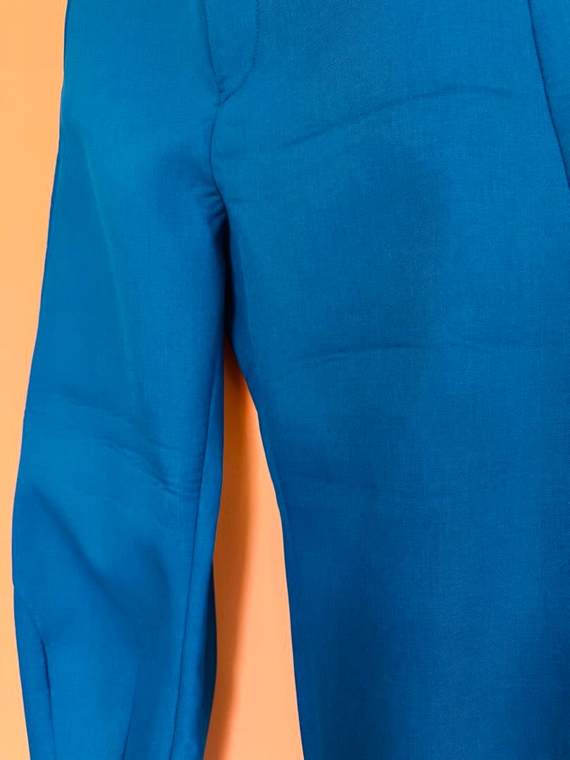 【タグ付き 未使用】UN3D. アーチコクーンパンツ/ブルーグリーン