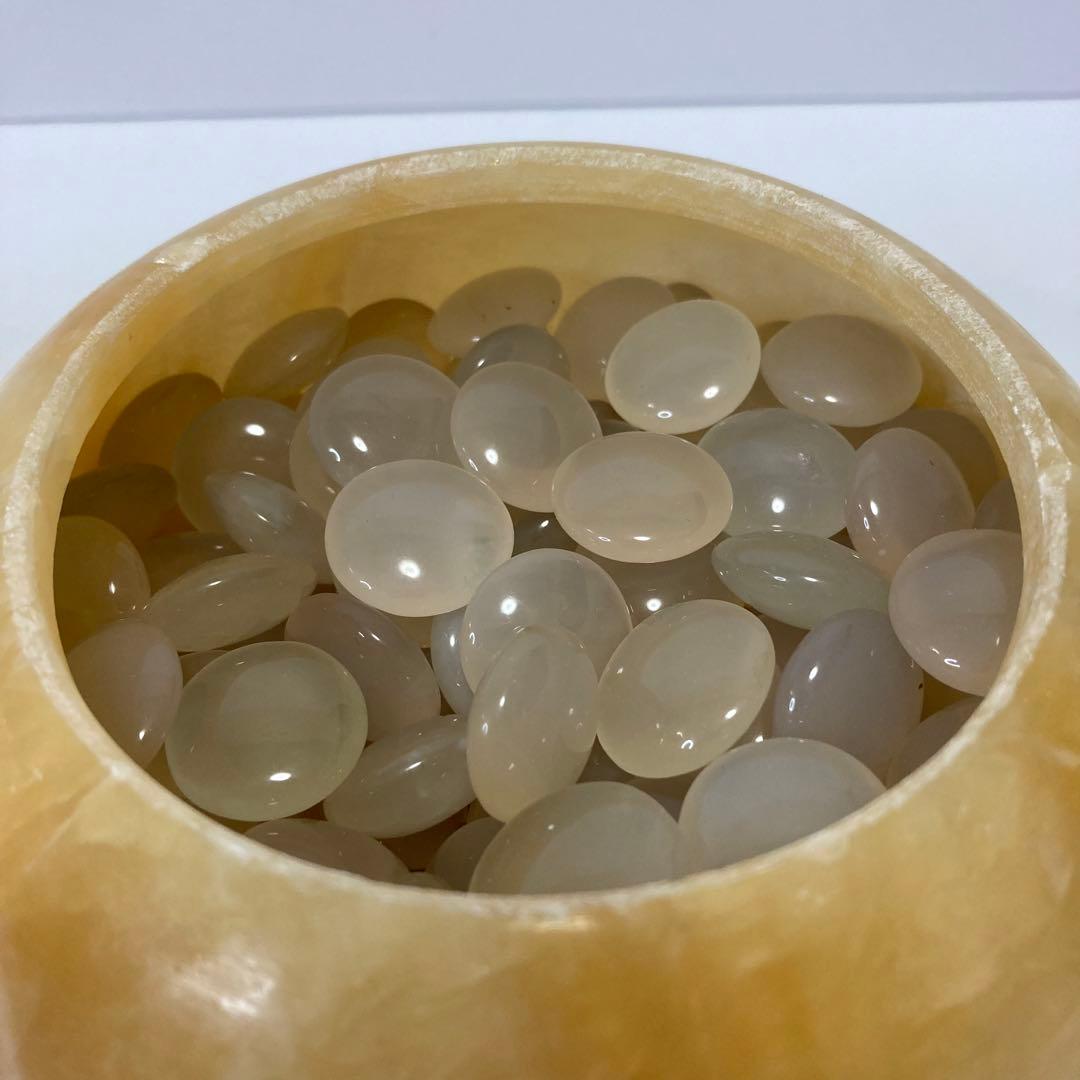 瑪瑙 碁石 大理石碁笥