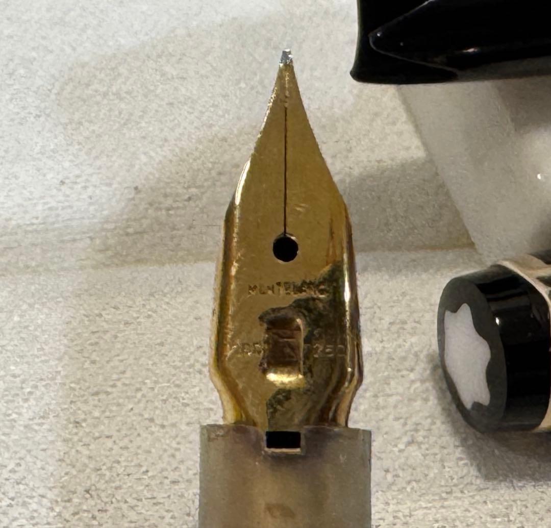 【極美品】モンブラン No 14 万年筆 ブラック 18K F細字