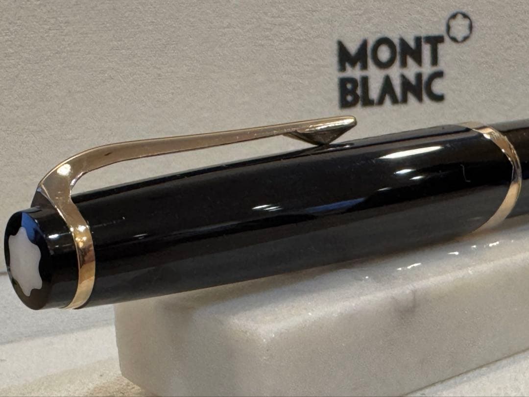 【極美品】モンブラン No 14 万年筆 ブラック 18K F細字