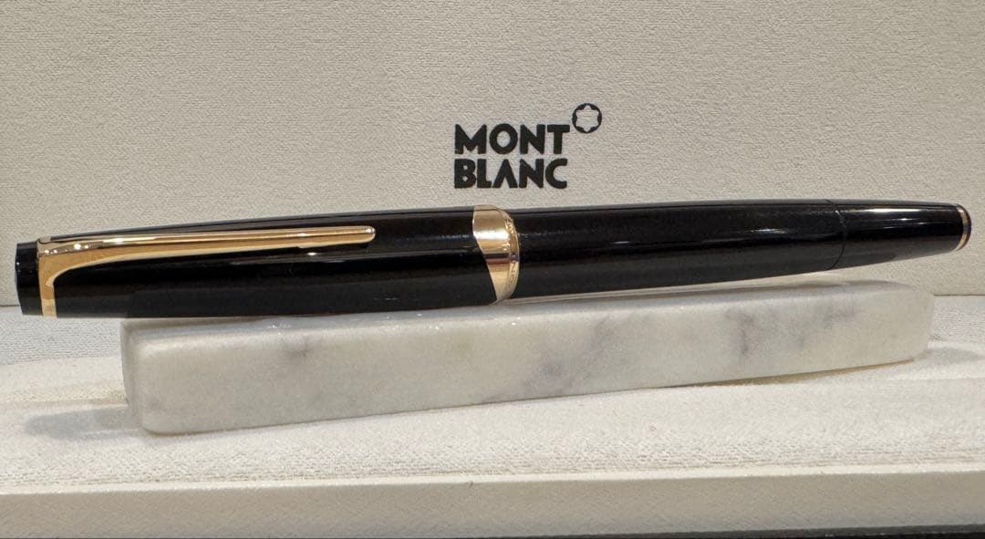 【極美品】モンブラン No 14 万年筆 ブラック 18K F細字