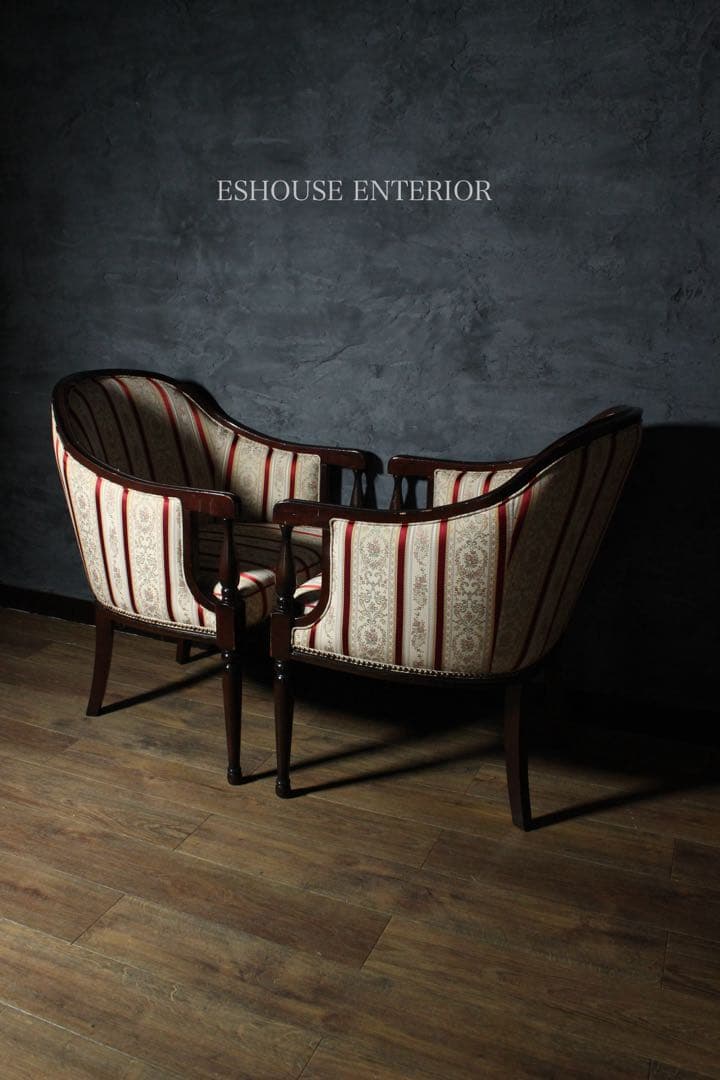 首都圏送無料〜輸入アンティーク家具 足高ソファ4＋イギリス テーブル　セット割