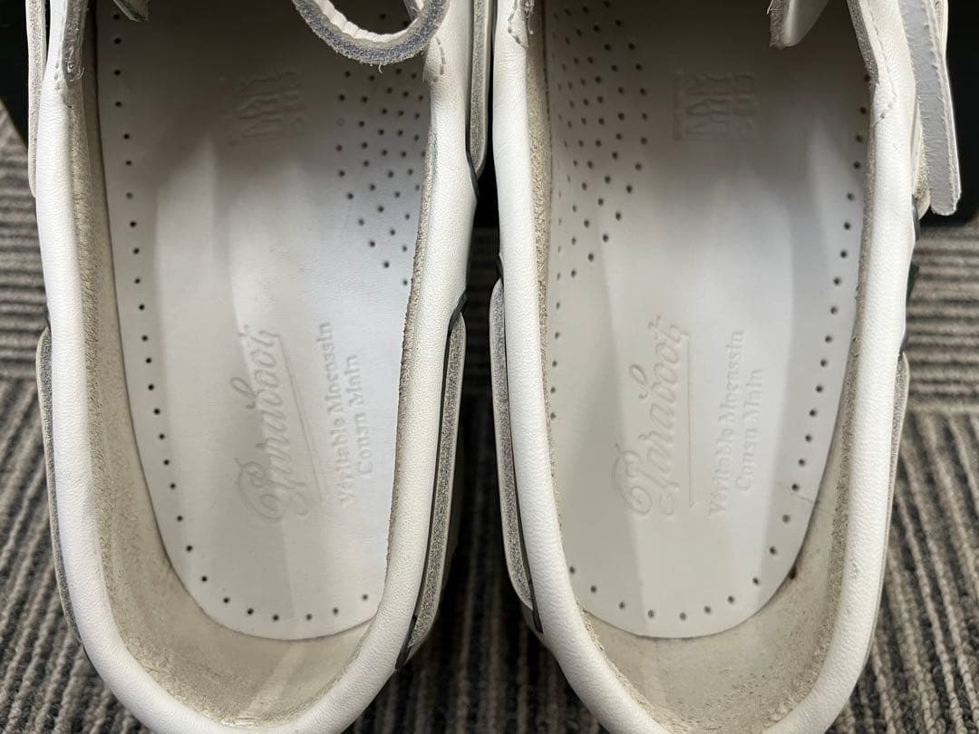 【新品】Paraboot BARTH white パラブーツ バース白 UK7