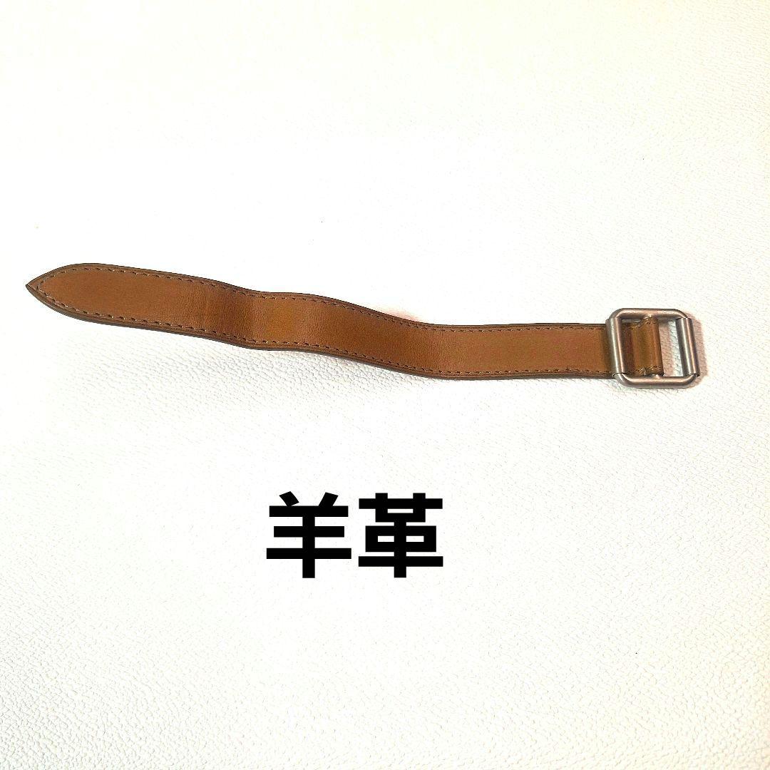 HERMES　マルジェラ期　キャメルヘア　アピベルト 【羊革】　巻きスカート