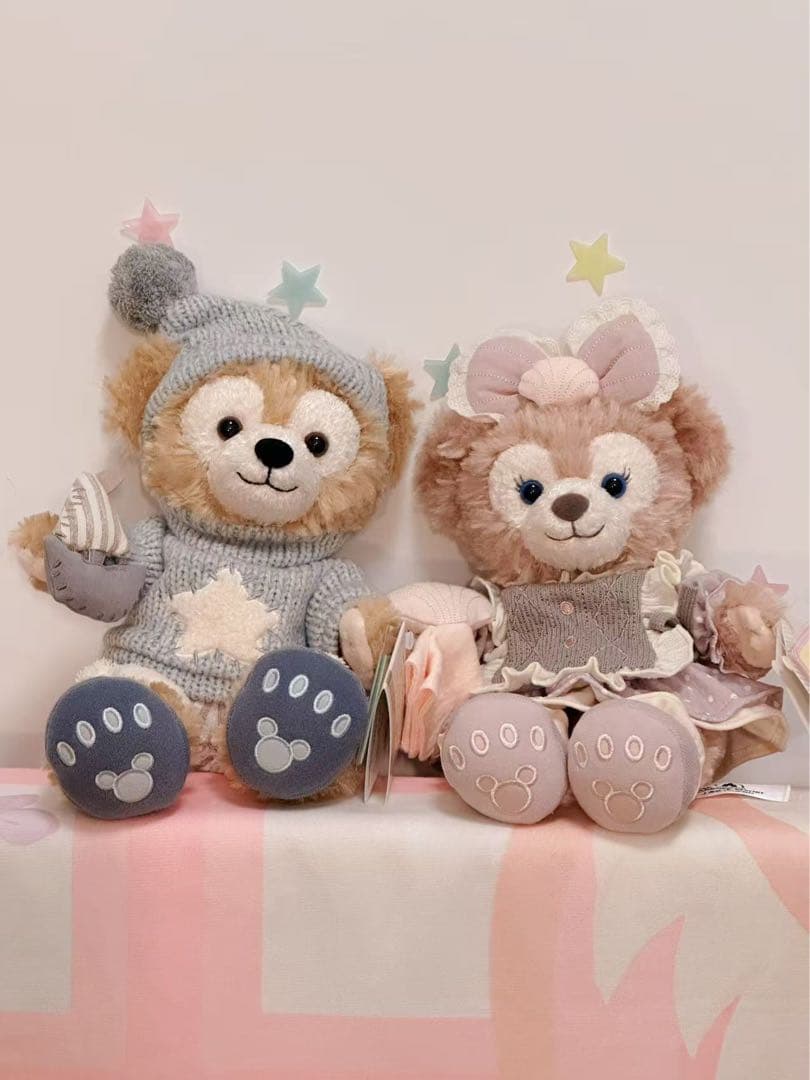 専用❗️お顔厳選　上海ディズニー　リラックス　ダッフィー シェリーメイぬいぐるみ