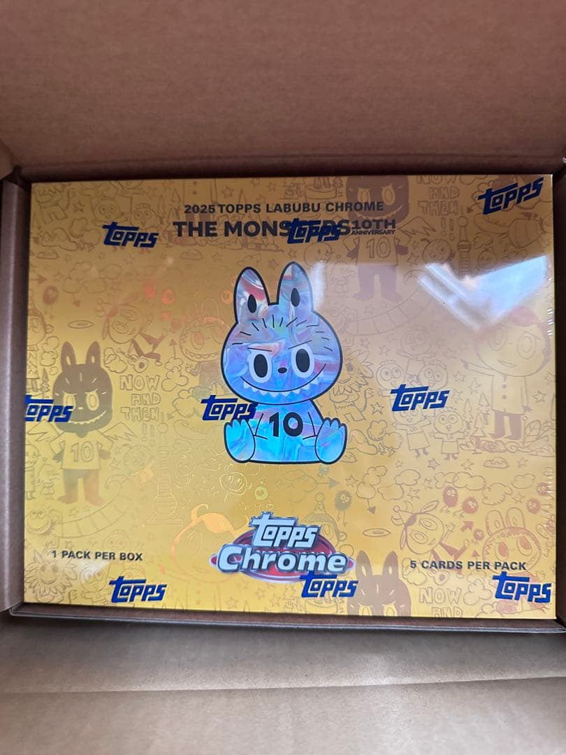 新品未開封 Topps Chrome 10周年記念ボック スラブブ. 3BOX