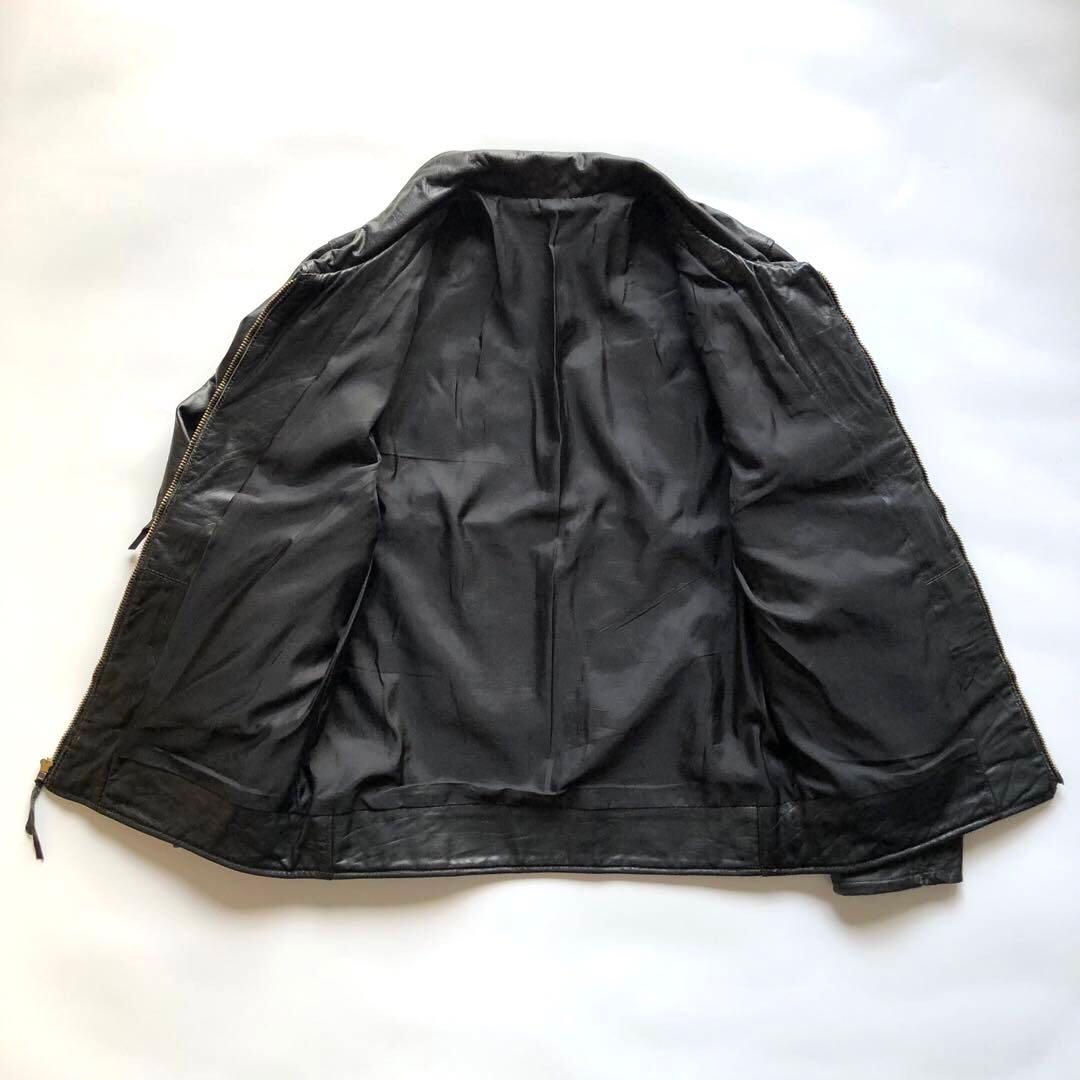 ★ヴィンテージ★シングルレザーライダースジャケット 70's 80's