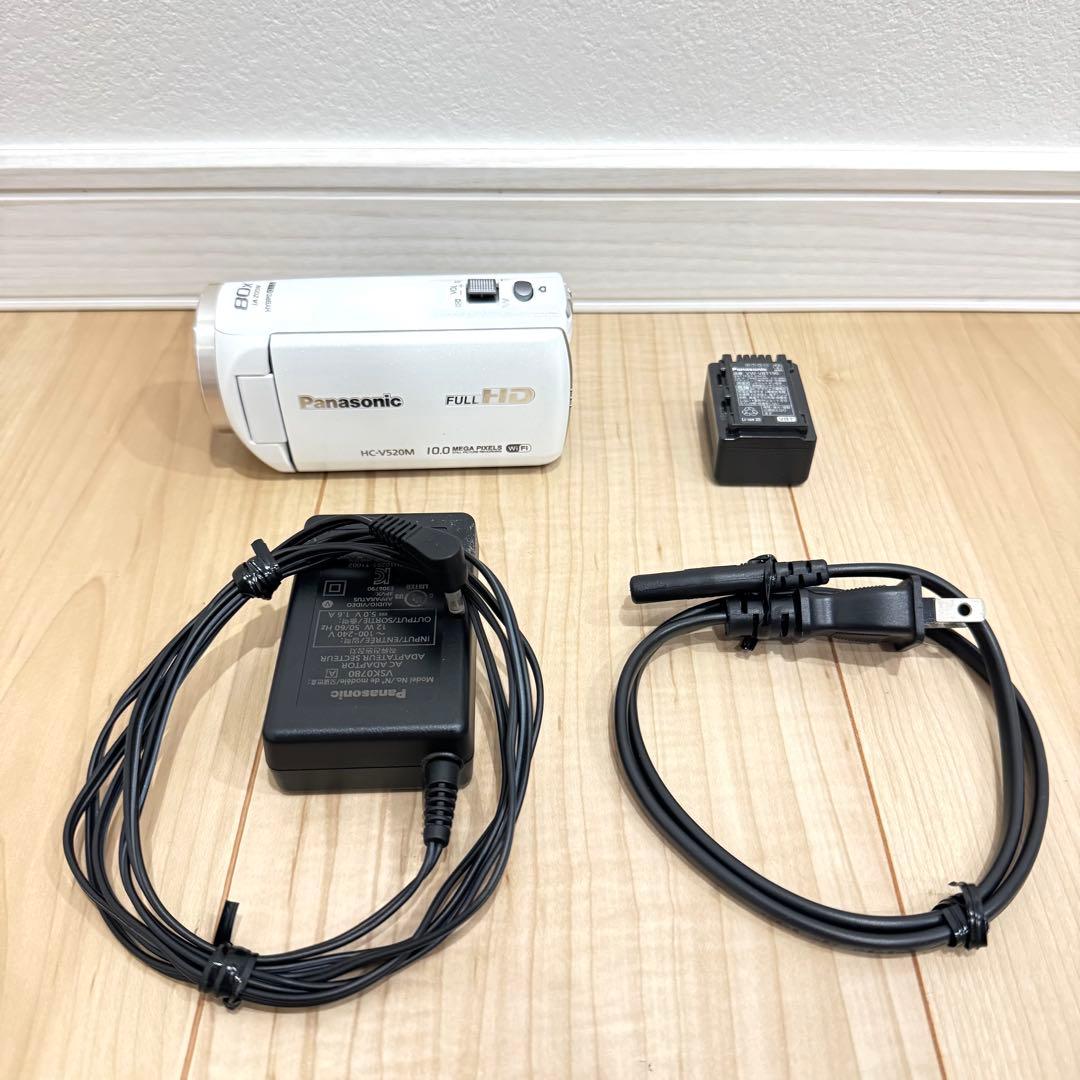 【美品】　Panasonic パナソニック　ビデオカメラ　HC-V520M