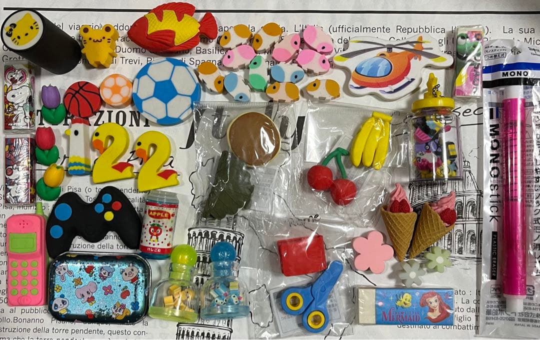 消しゴムまとめ売り★セット　レトロ　キティ
