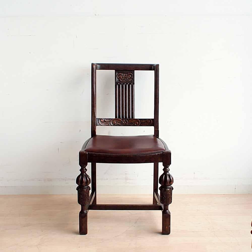 ミッキー様 バルボスレッグ オーク材 チェア A ZR24226