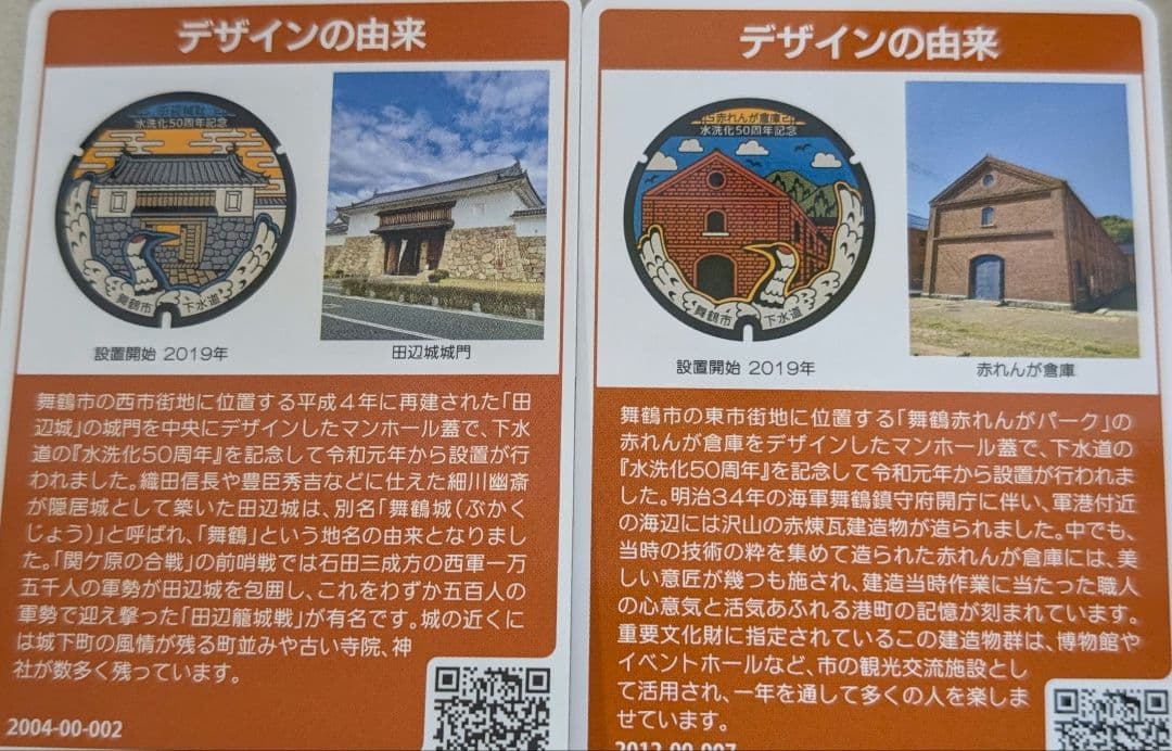 マンホールカード　京都　舞鶴B.C