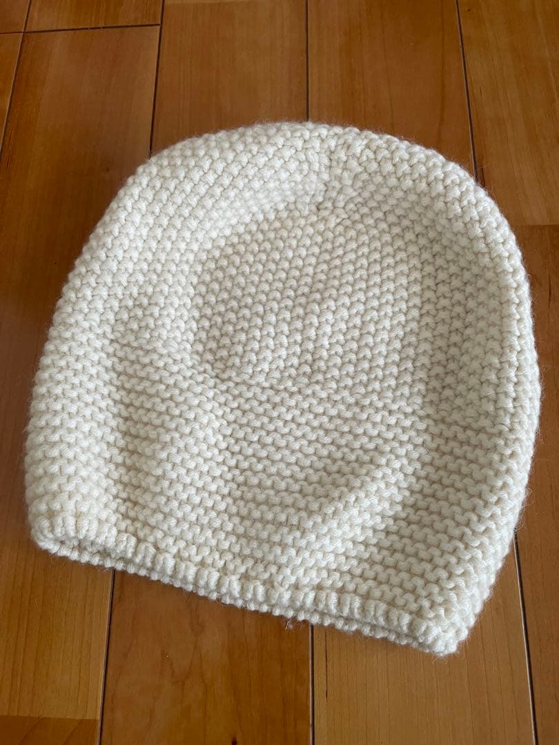 定価5.5万 ma'ry'ya マリア ホワイト ニット スヌードと帽子 セット