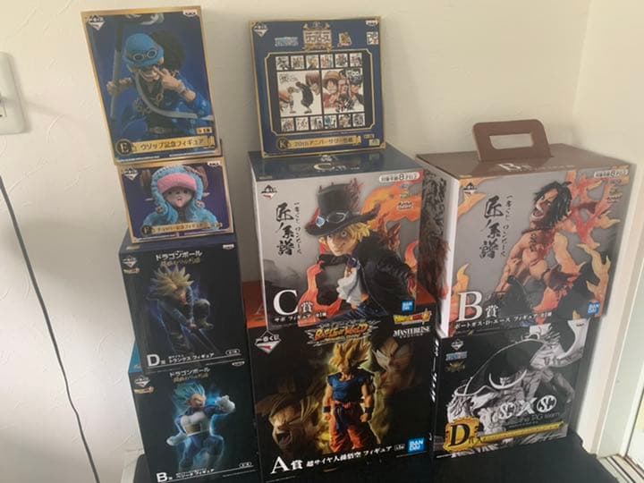 ワンピース　ドラゴンボール　フィギアセット