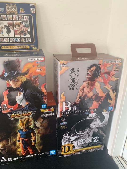 ワンピース　ドラゴンボール　フィギアセット