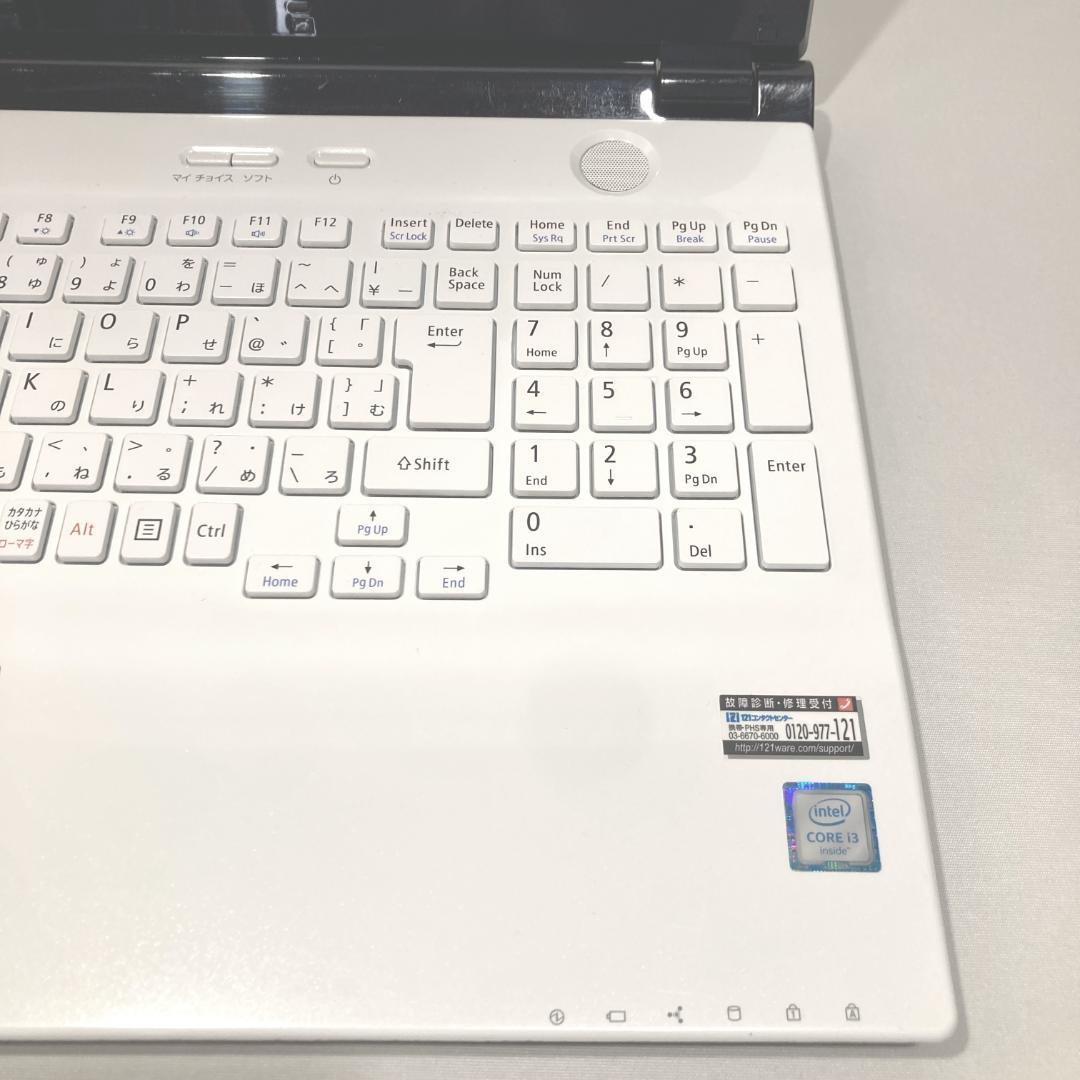 初心者✨i3・ブルーレイ・オフィス◇白◇すぐ使えるノートパソコン◇D414-2