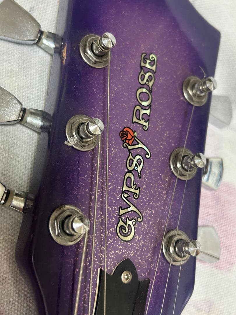 Gypsy Rose エレキギター パープル　キラキラ